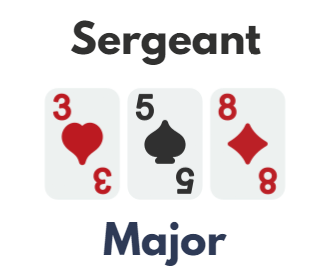 How To Play Sergeant Major (3-5-8)