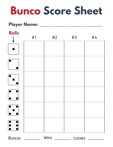 How to Play Bunco | Dice Game Rules & Scoring Explained